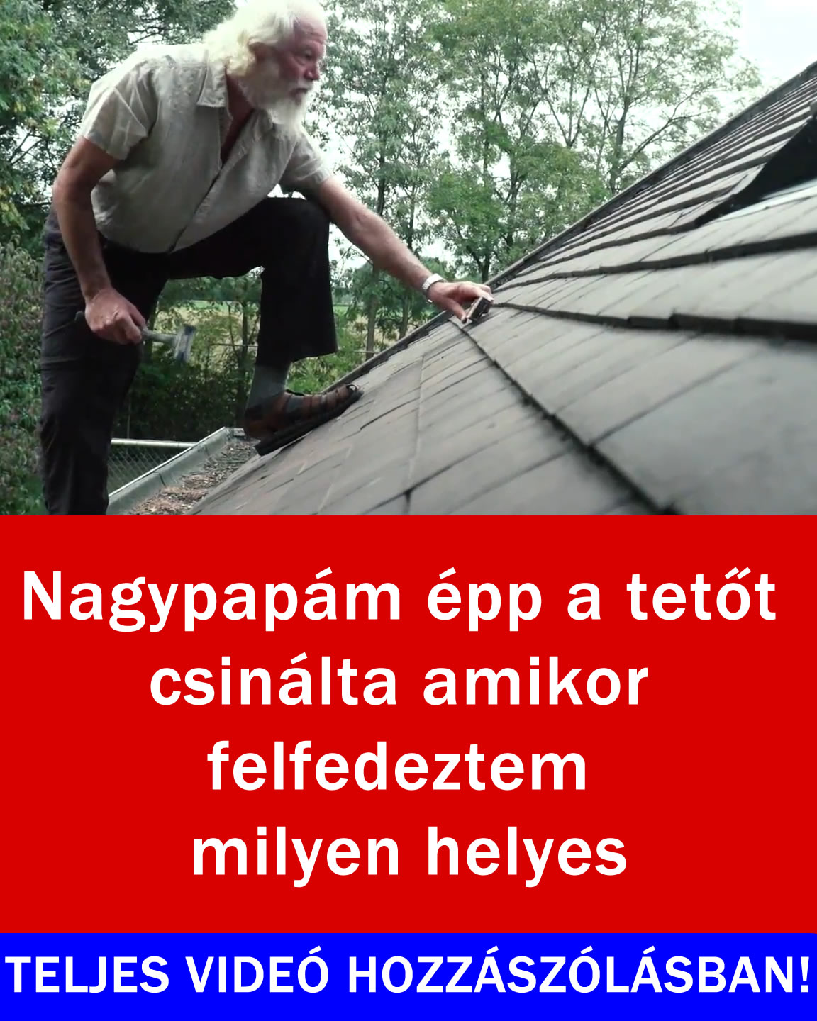 Teljes videó a hozzászólásban!