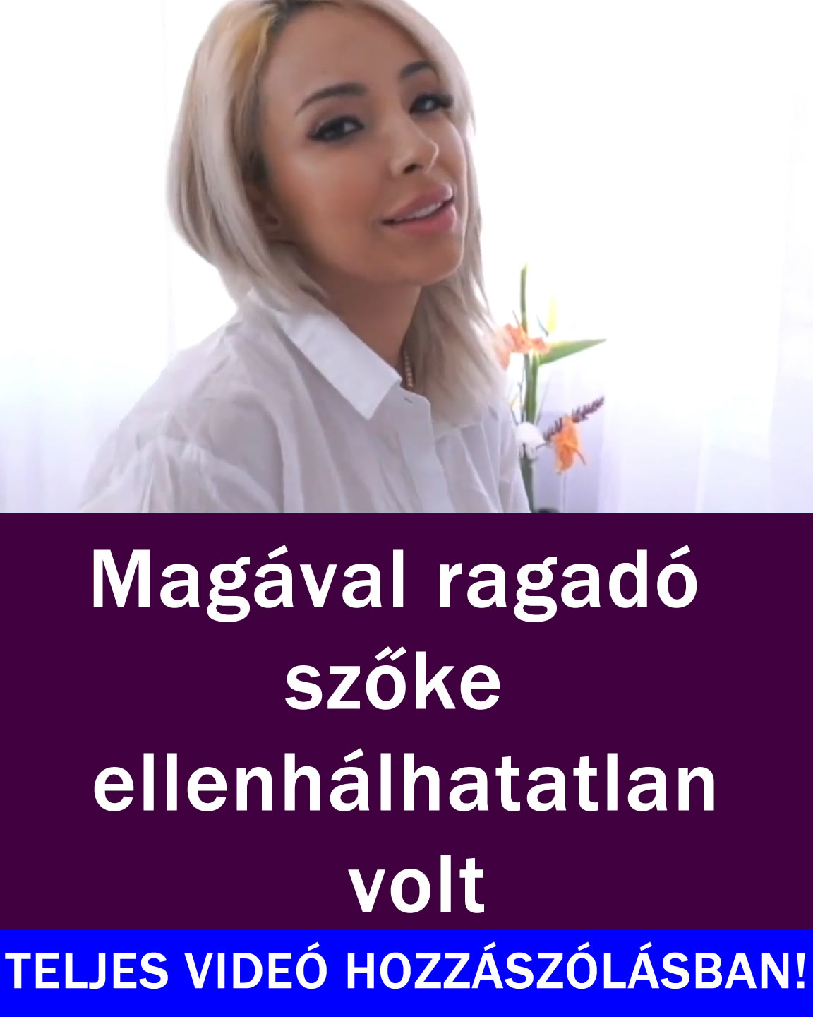 Teljes videó a hozzászólásban!