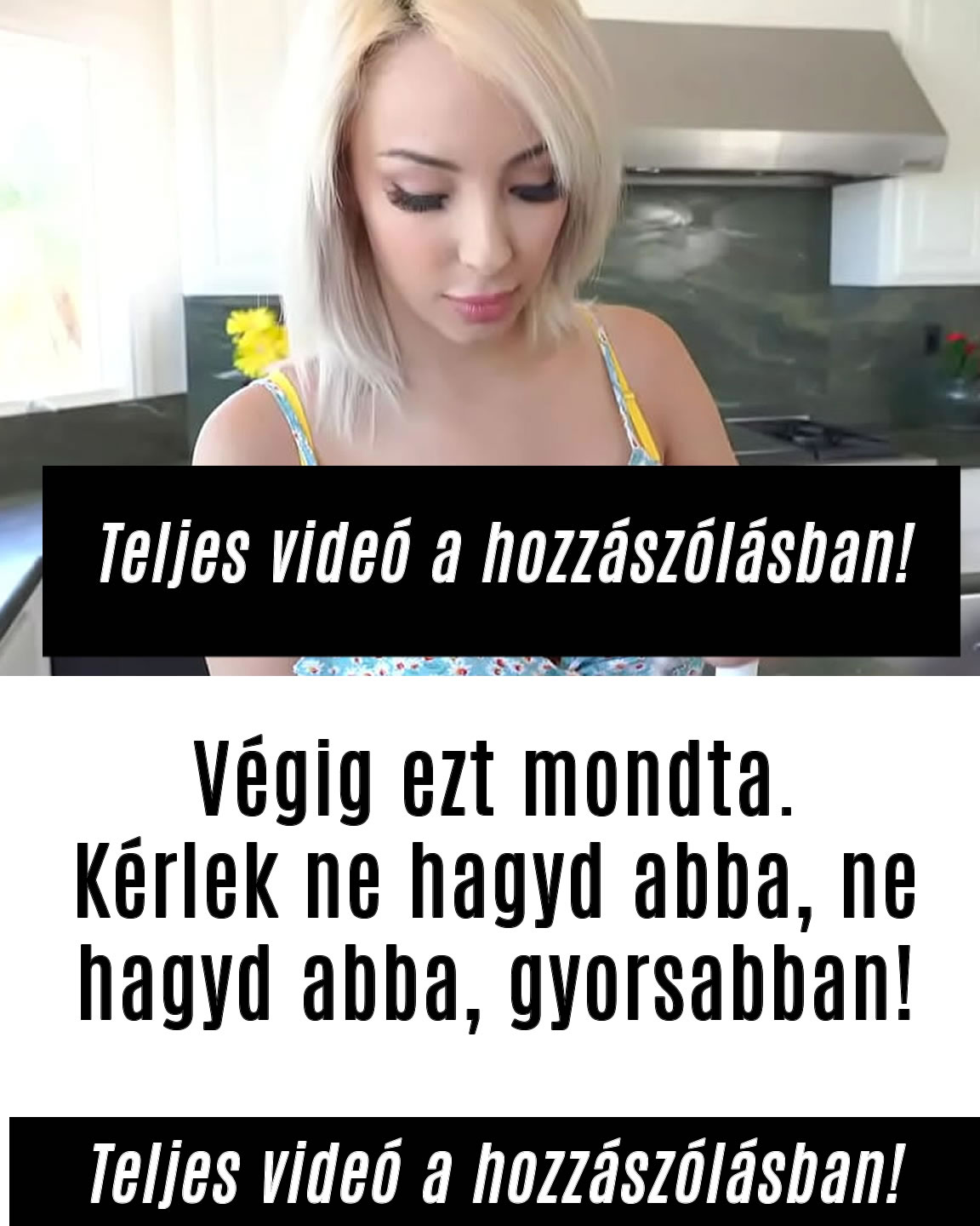 Teljes videó a hozzászólásban!