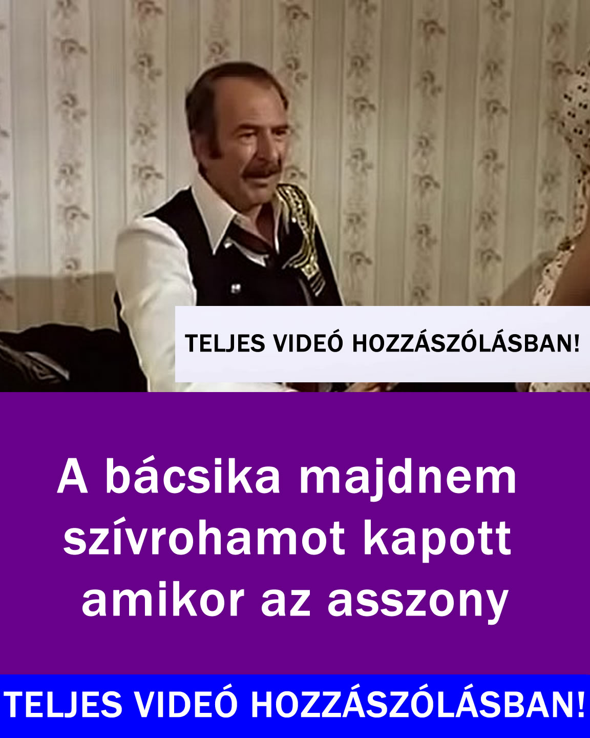 Teljes videó a hozzászólásban!