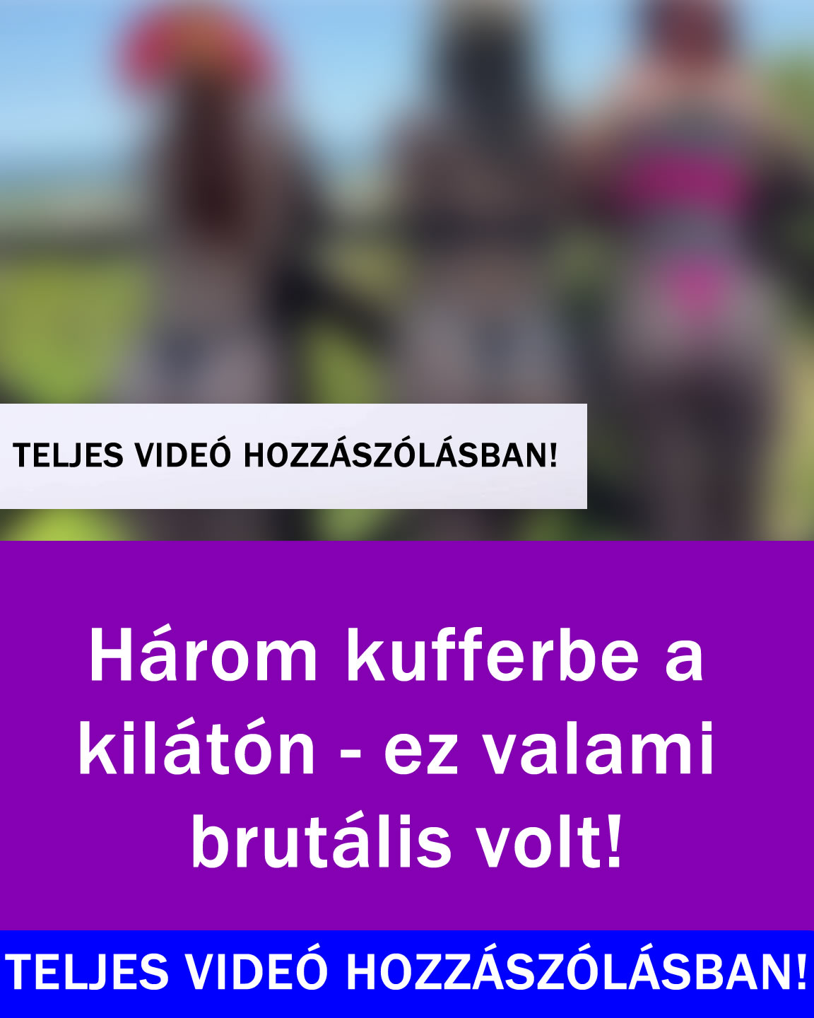 Teljes videó a hozzászólásban!