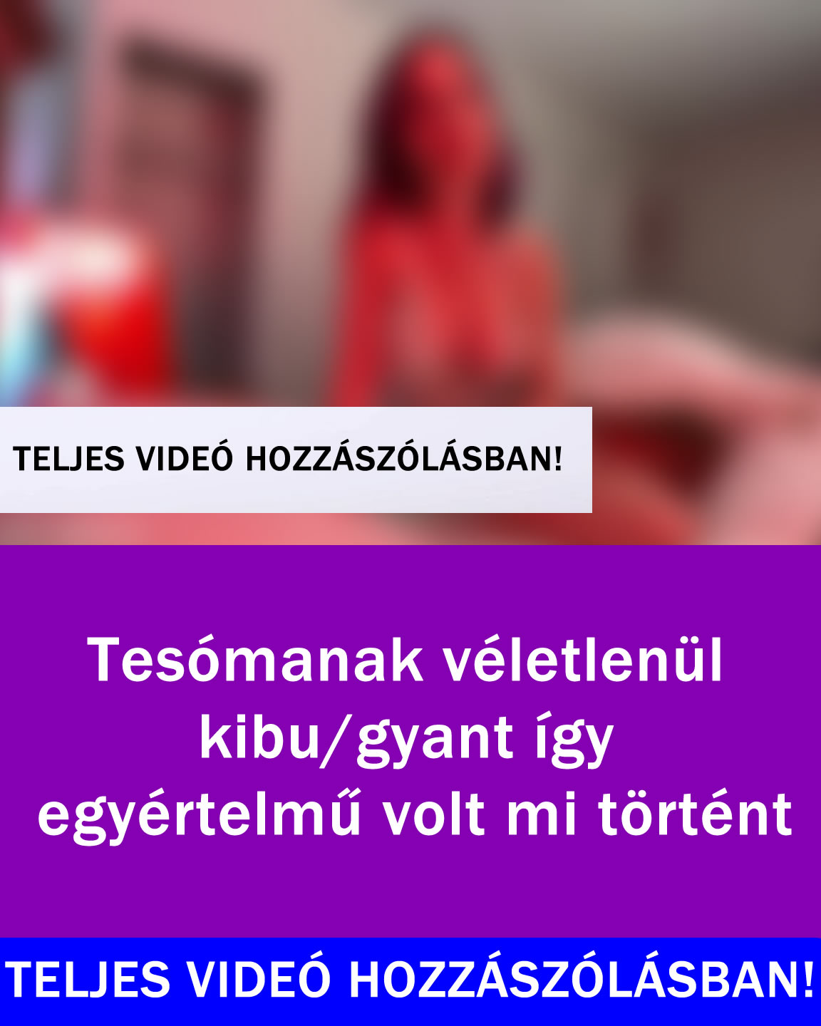 Teljes videó a hozzászólásban!