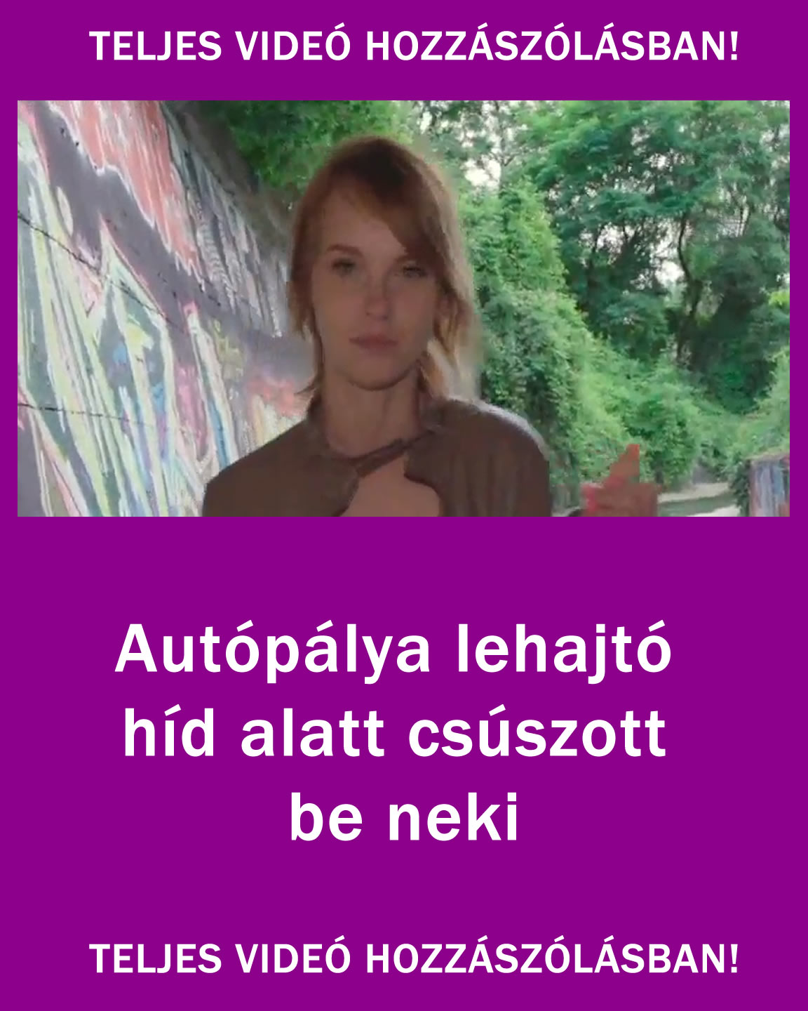 Teljes videó a hozzászólásban!