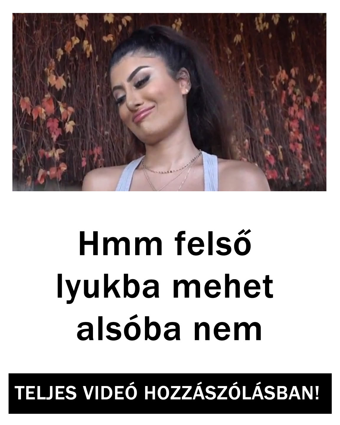 Teljes videó a hozzászólásban!