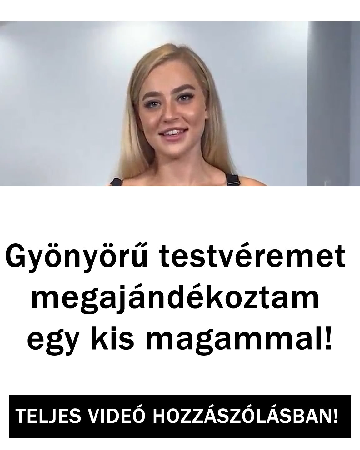 Teljes videó a hozzászólásban!