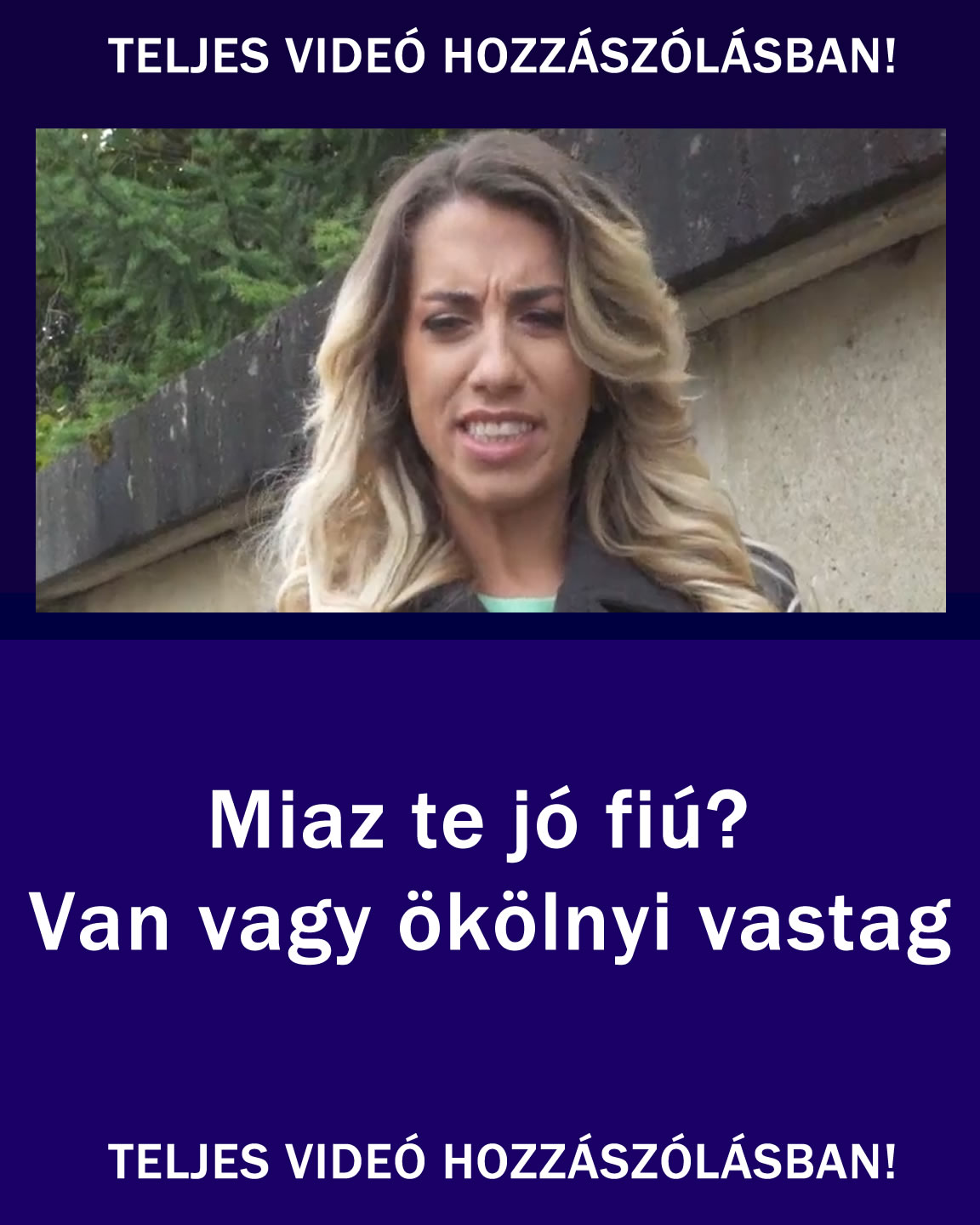 Teljes videó a hozzászólásban!