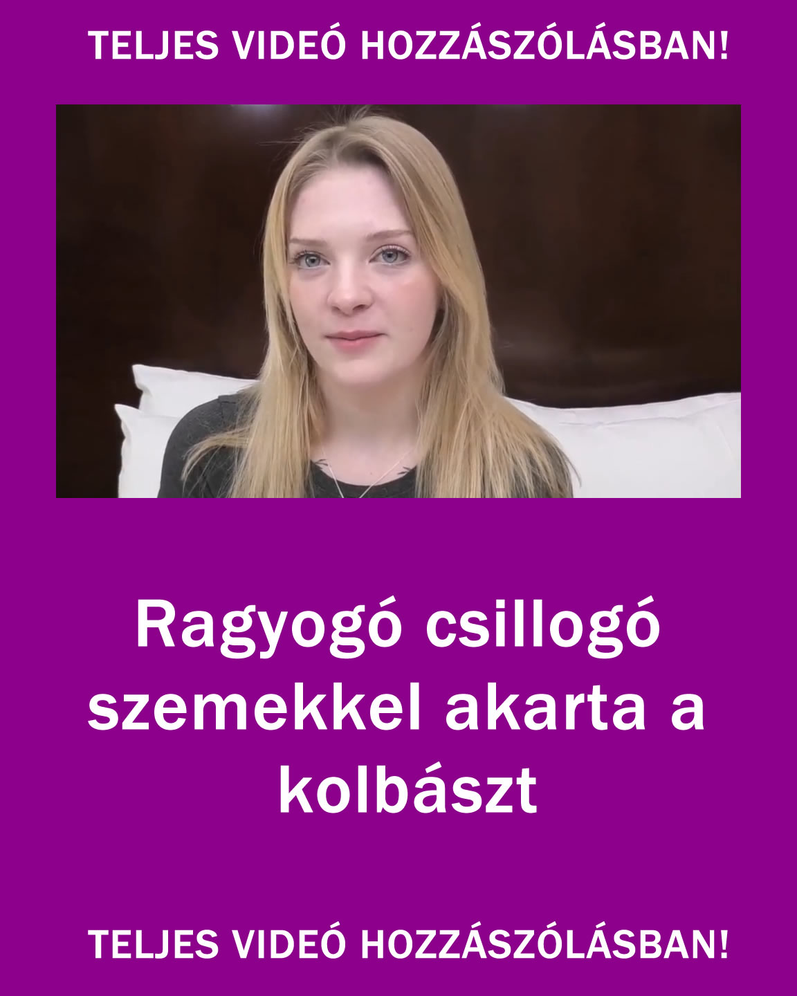 Teljes videó a hozzászólásban!