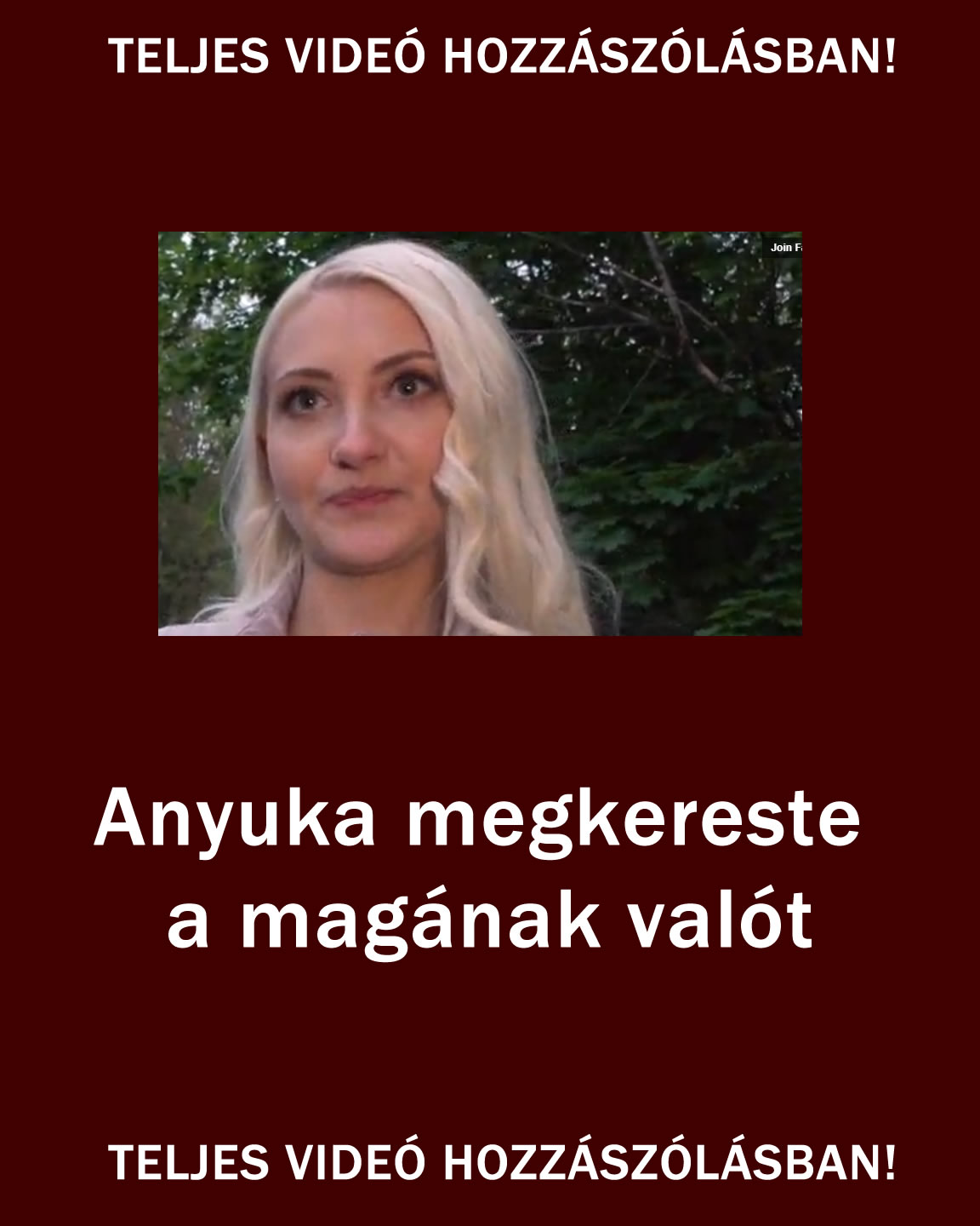 Teljes videó a hozzászólásban!