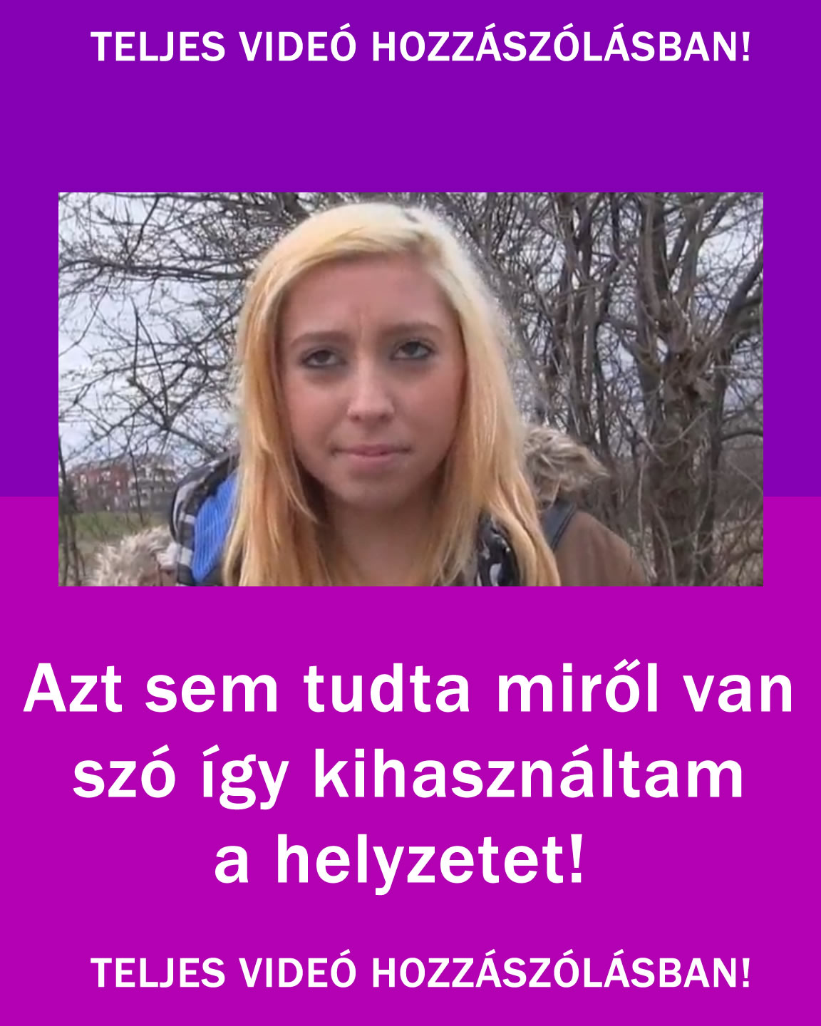 Teljes videó a hozzászólásban!
