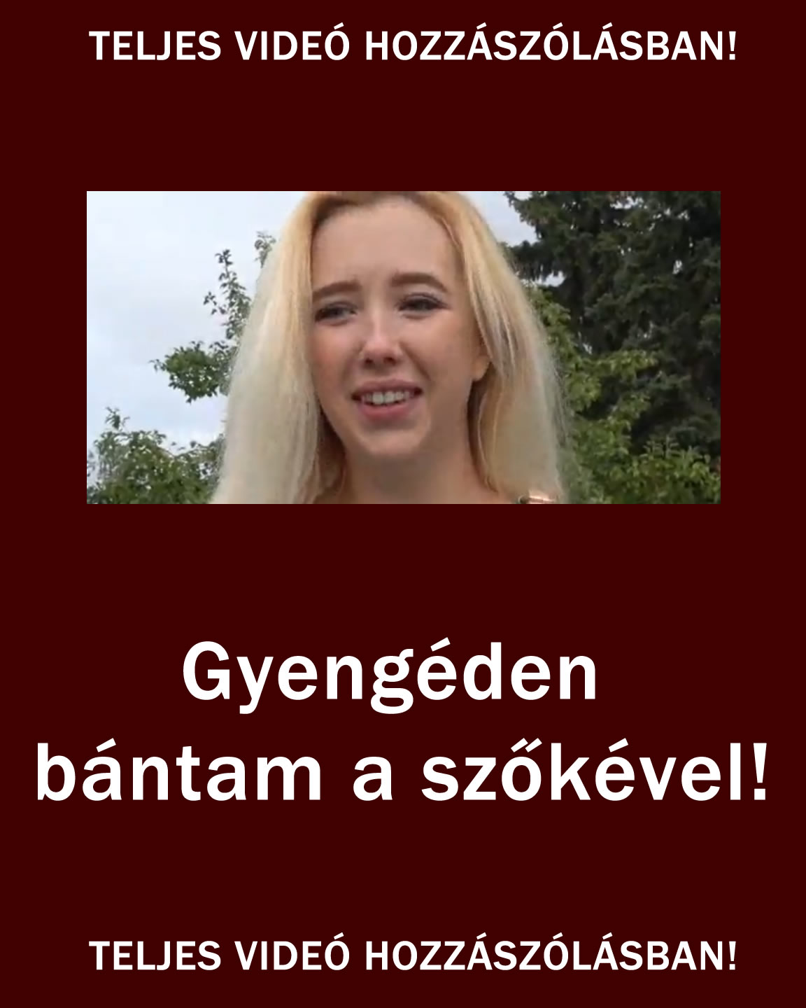 Teljes videó a hozzászólásban!