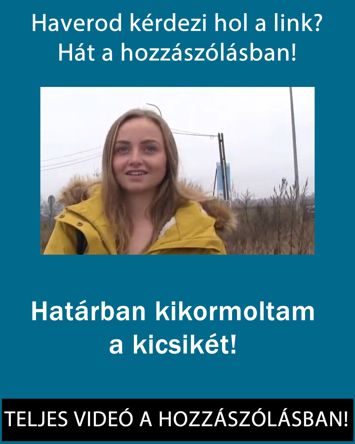 Teljes videó a hozzászólásban!