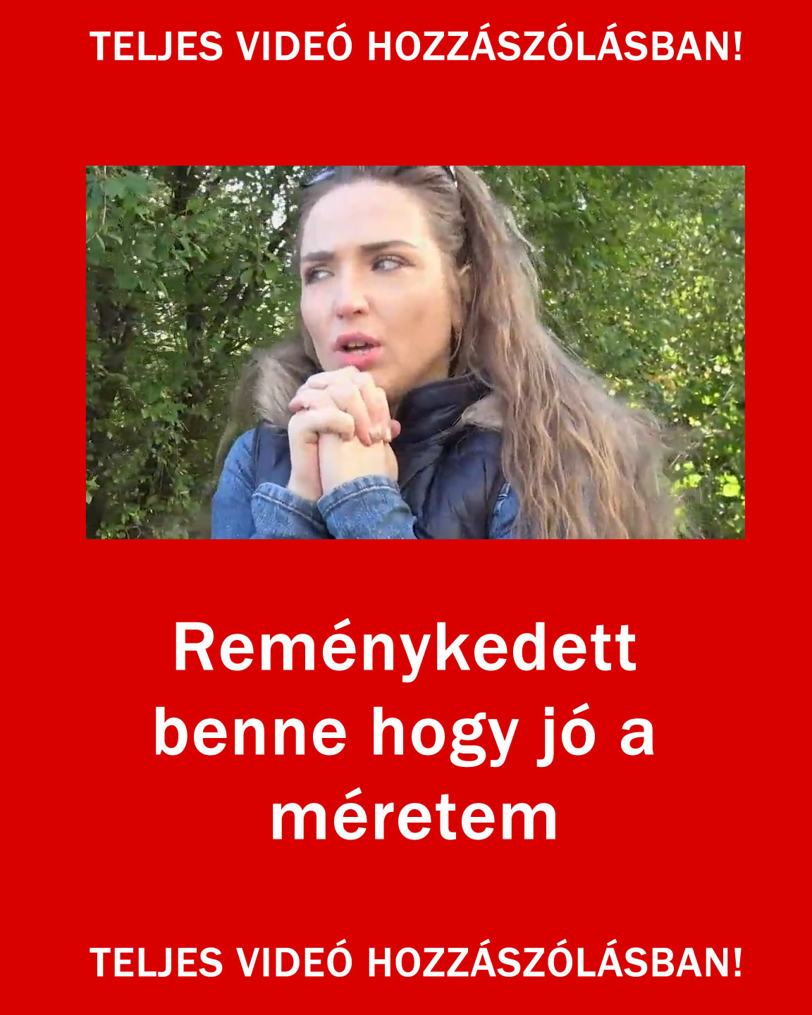 Teljes videó a hozzászólásban!