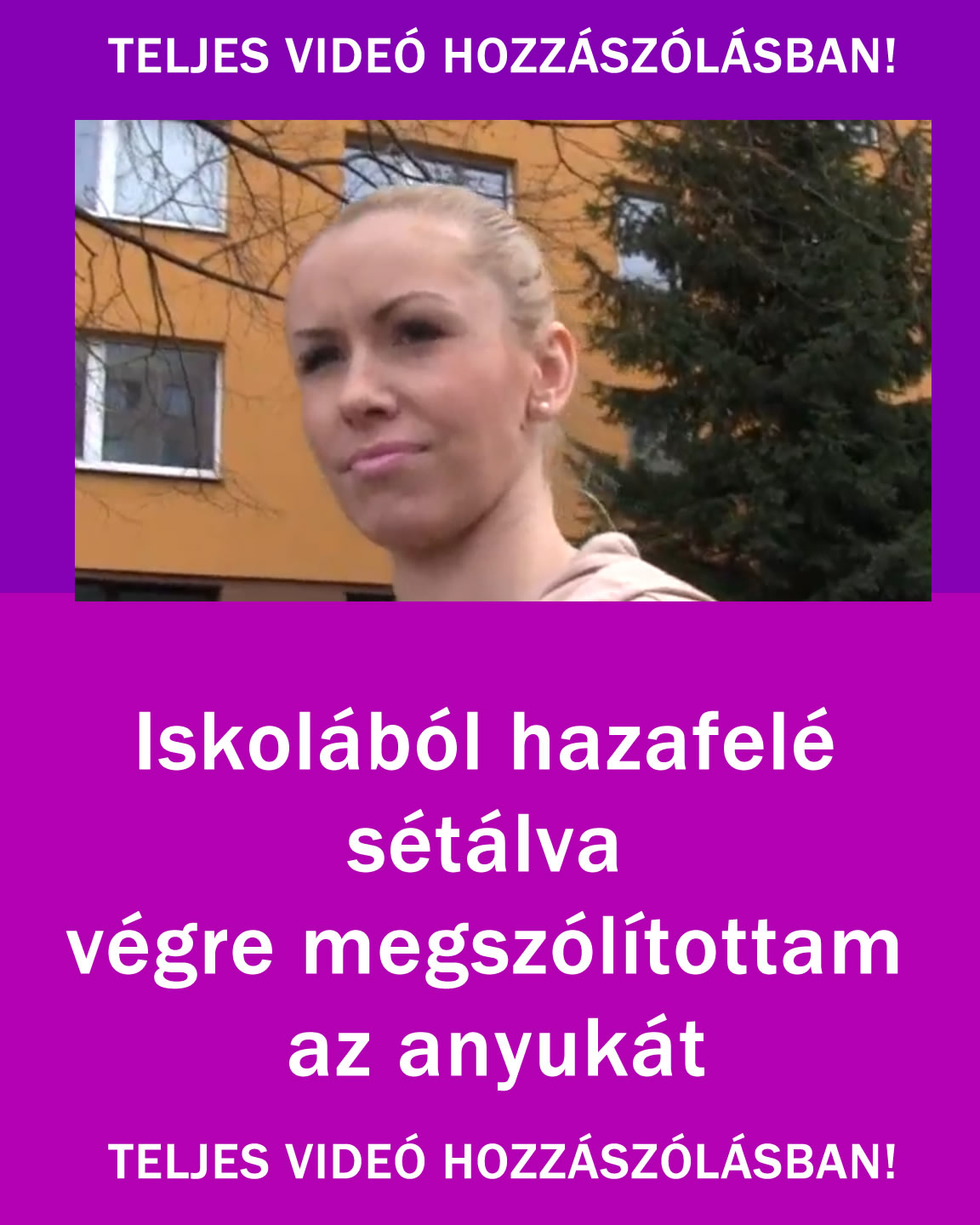 Teljes videó a hozzászólásban!