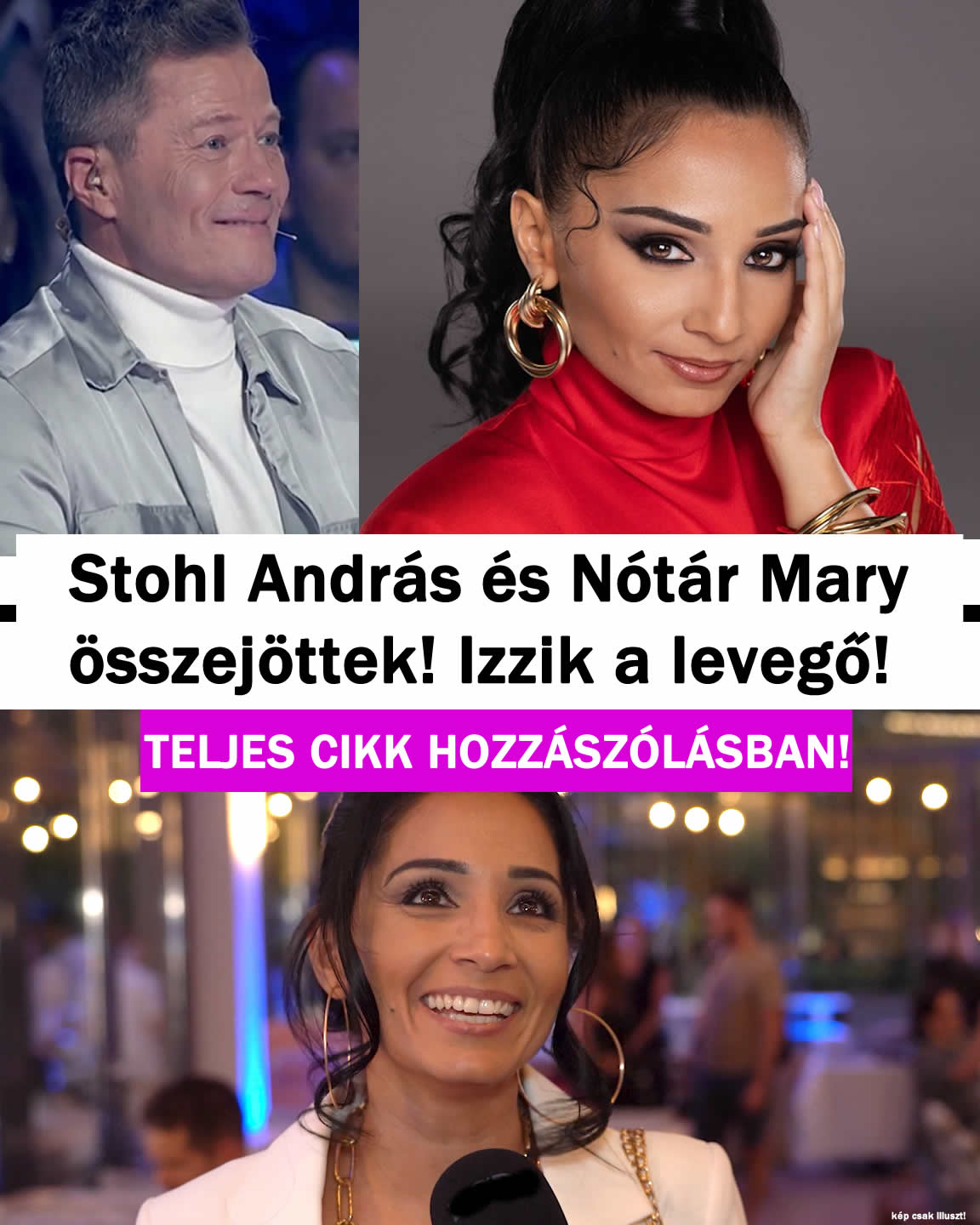 Stohl és Nótár Mary összejöttek! Ez történt: