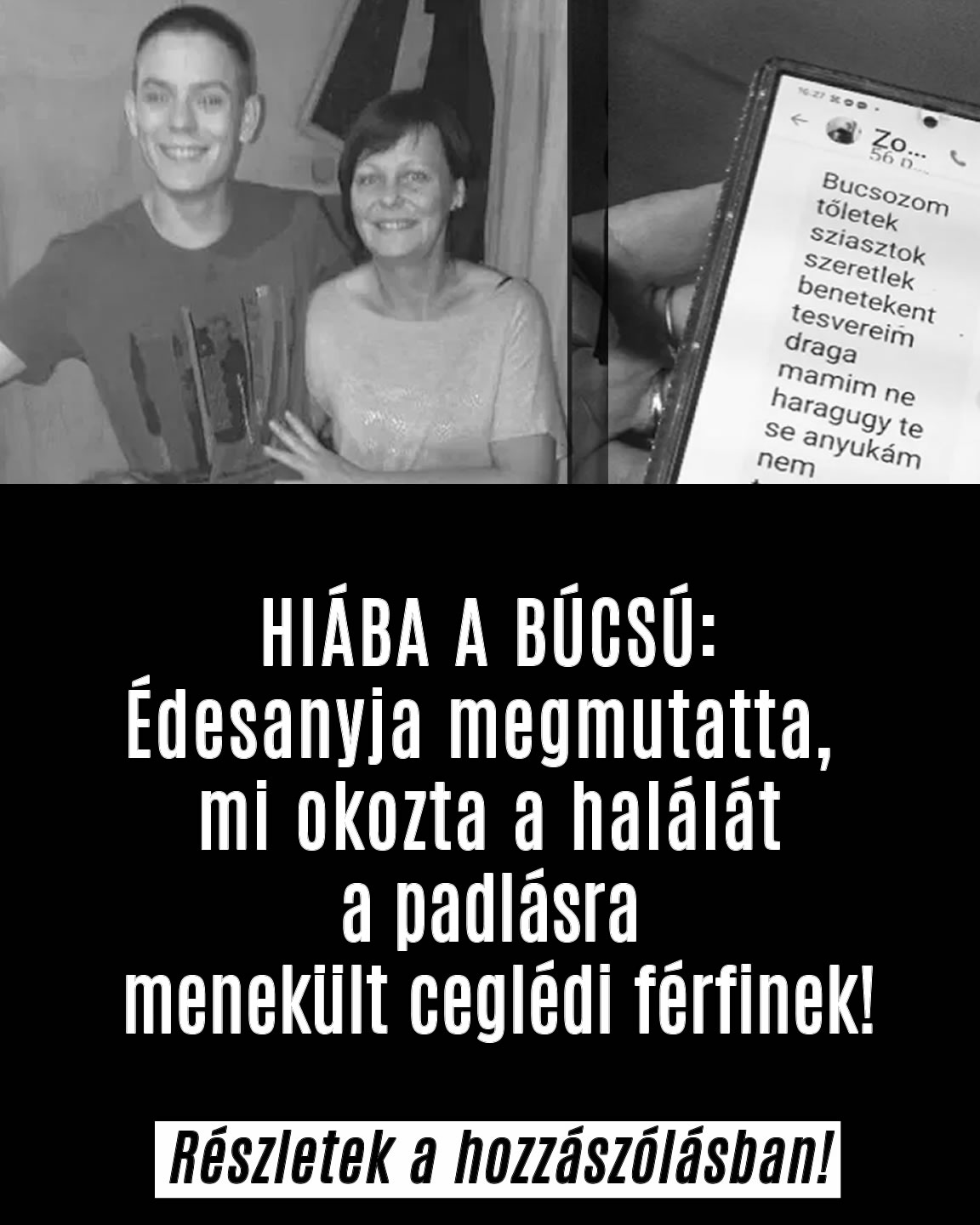 Zoltán utolsó üzenete