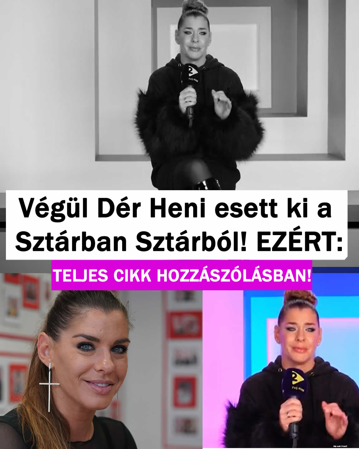 Végül Dér Heni esett ki a Sztárban Sztárból