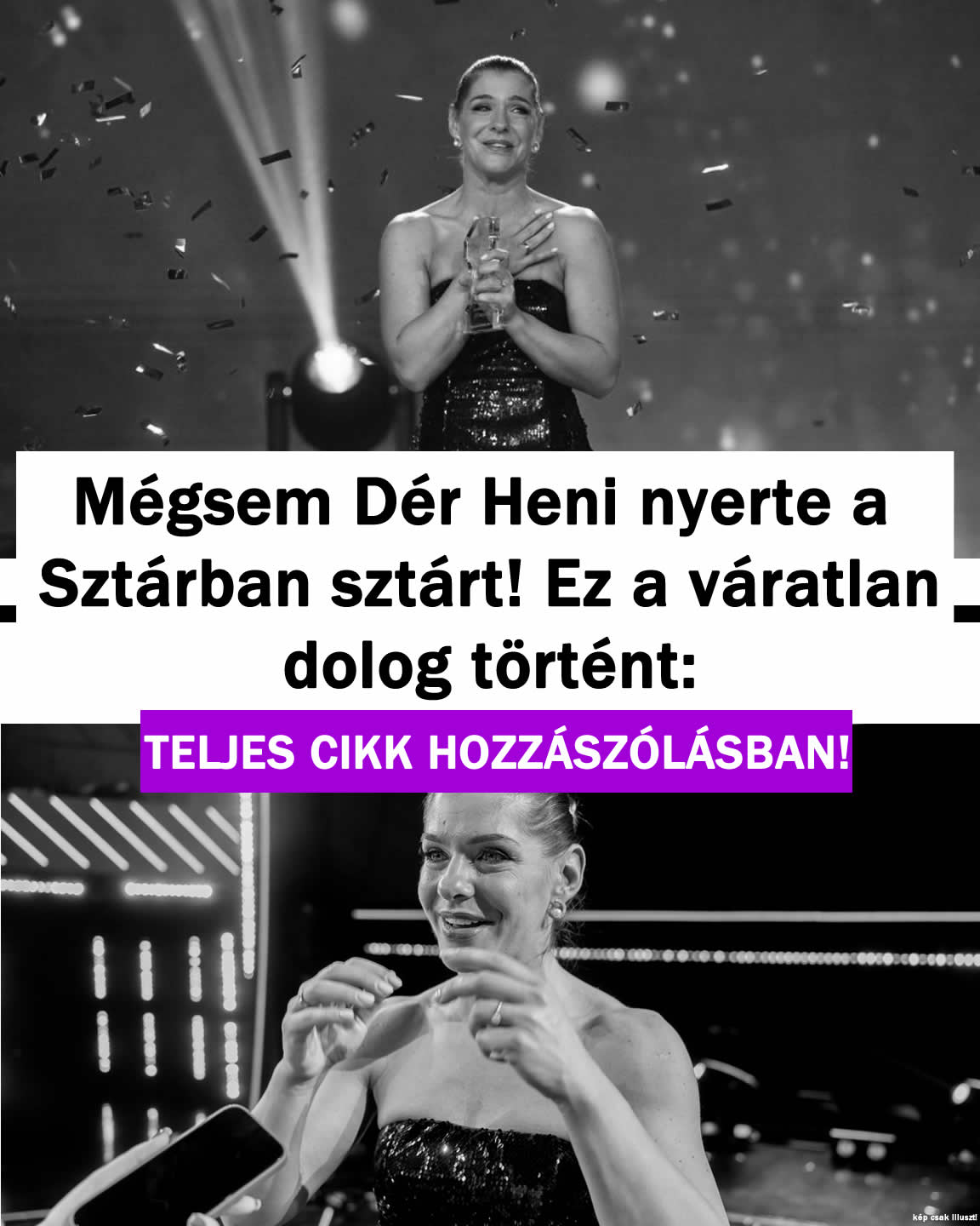 Mégsem Dér Heni nyerte a Sztárban sztárt EZ TÖRTÉNT: