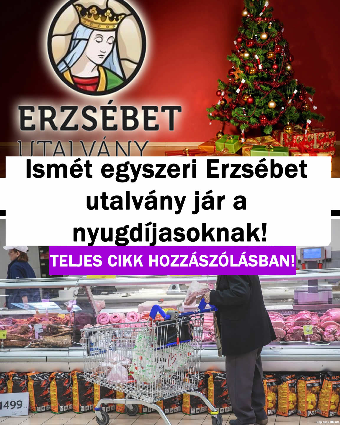 Ismét egyszeri Erzsébet utalvány jár ENNYI ÉS EKKOR!