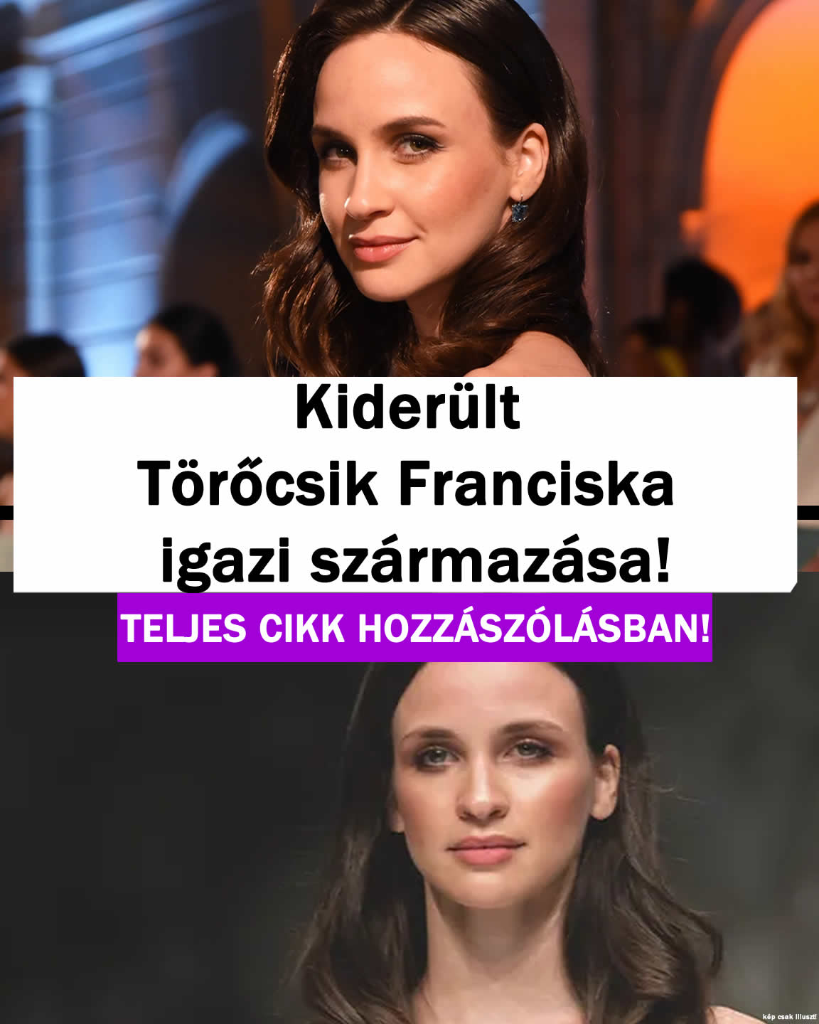 Kiderült Törőcsik Franciska származása!