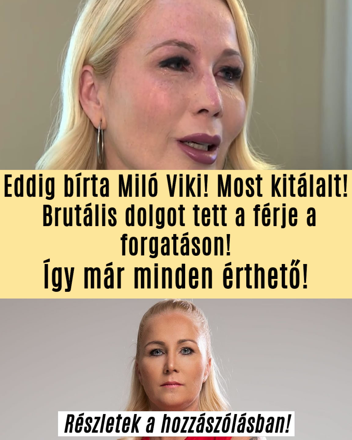 Miló Viki kitálalt!