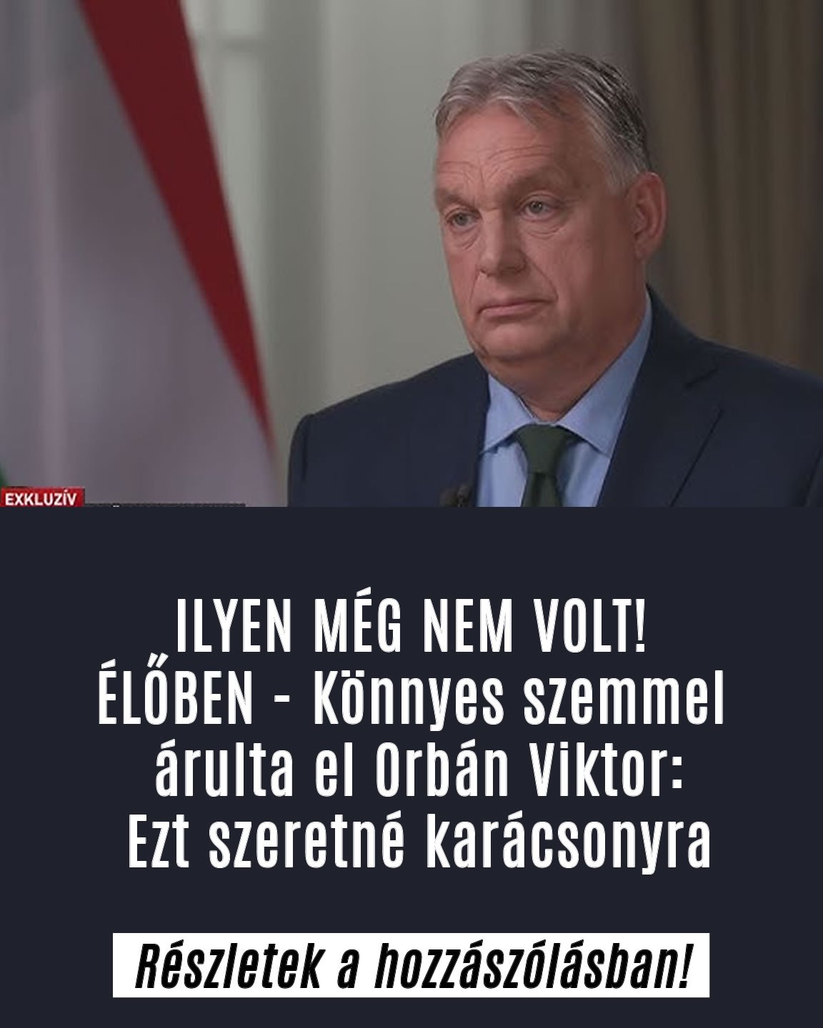 Ezt kérte karácsonyra Orbán Viktor