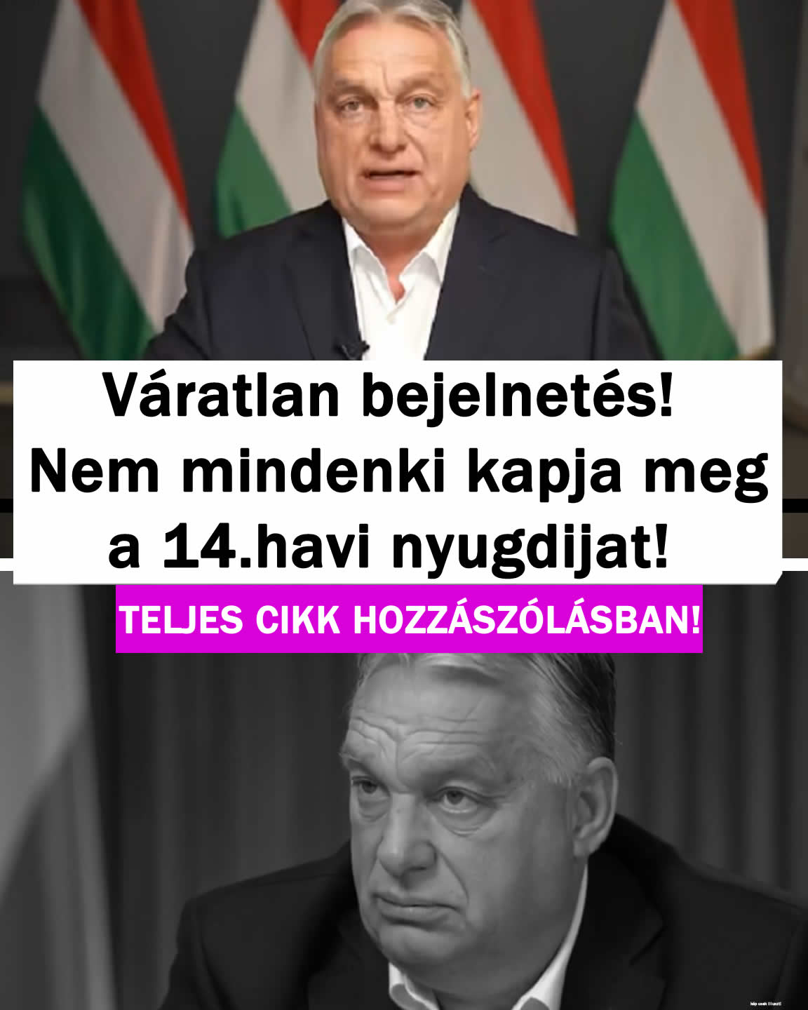 Sokk! Nem mindenki kapja a 14.havi nyugdíjat!