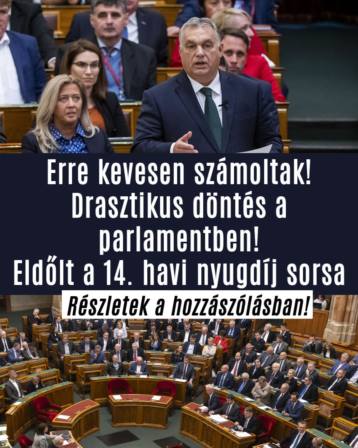Eldőlt a 14. havi nyugdíj sorsa